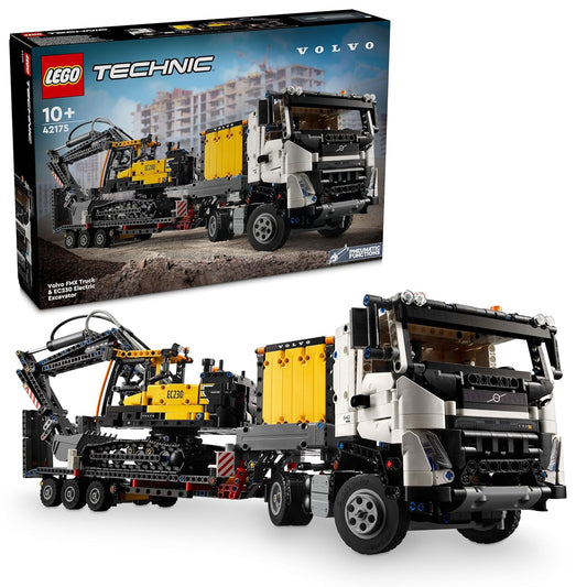 LEGO Technic Volvo FMX Truck & EC230 Electric Excavator 42175 Building Blocks Toys for 10+ Gift for Boys and Girls