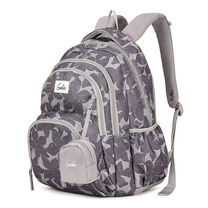 Genie Spring Backpack for Girls – 17” | Cute, Colorful, Lightweight & Water-Resistant with Happy Pouch - Jaiman Toys