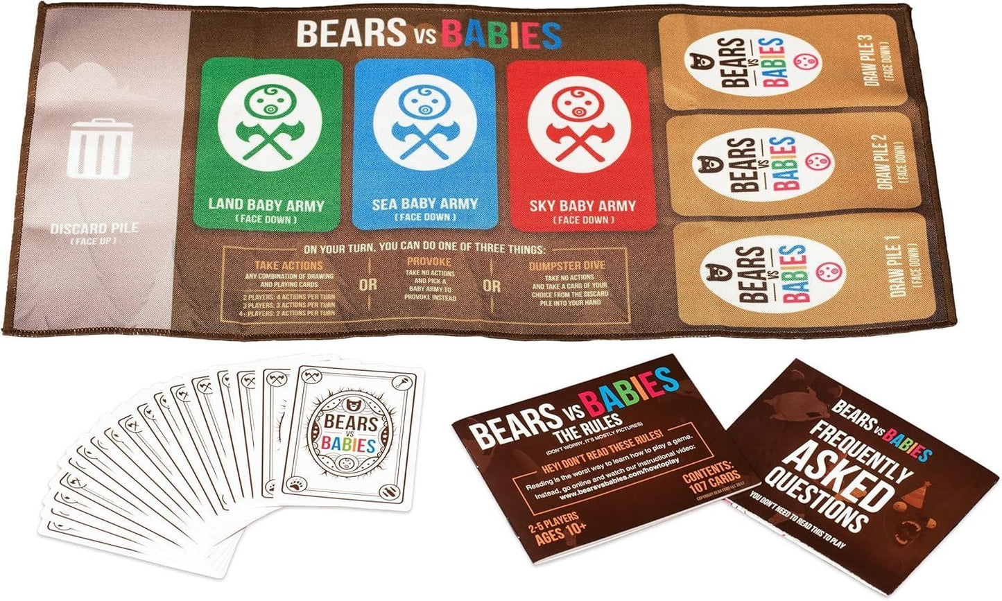 Bears vs Babies Card Game Pack – Funny Strategy Party Game for Adults & Families - Jaiman Toys