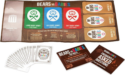 Bears vs Babies Card Game Pack – Funny Strategy Party Game for Adults & Families - Jaiman Toys