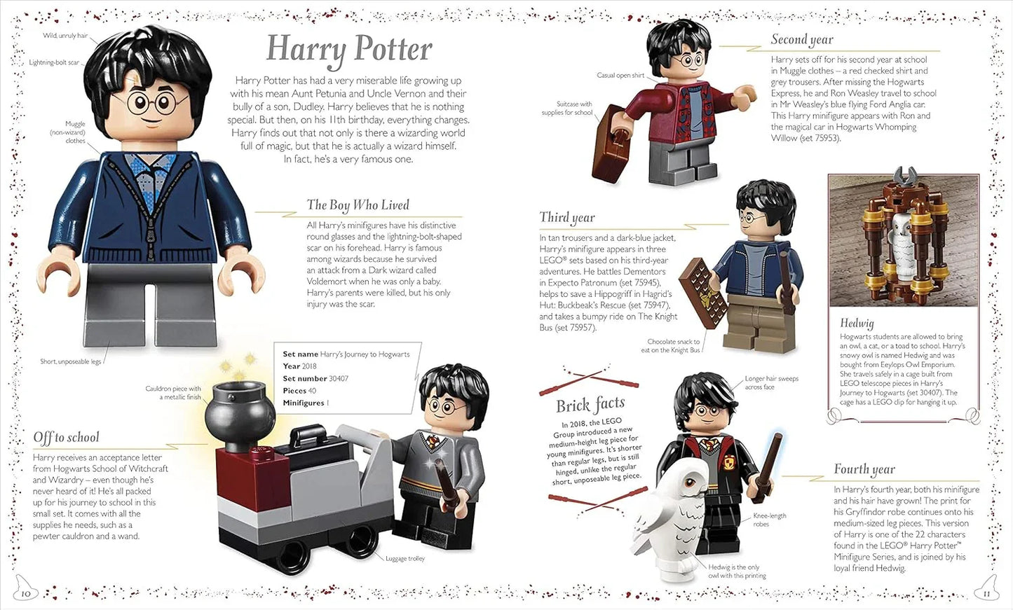 LEGO® Harry Potter™ Magical Treasury – Visual Guide to the Wizarding World with Exclusive Minifigure | DK Hardcover