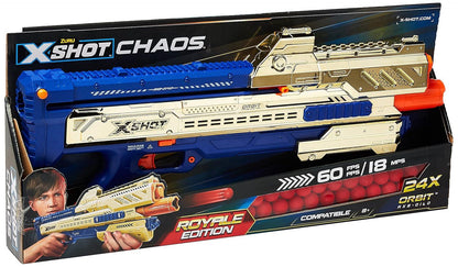 X-Shot Golden Chaos Orbit Blaster – High-Performance Foam Dart Gun for Kids 12+