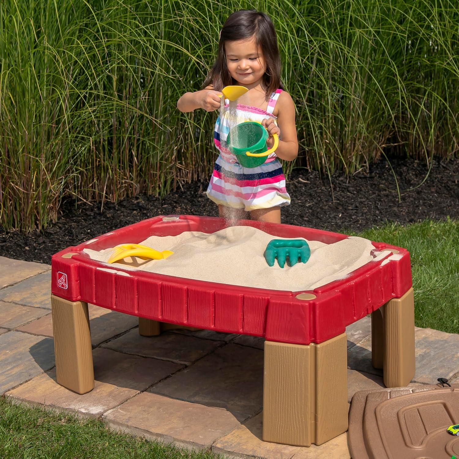 Step2 Naturally Playful Sand Table – Outdoor Sandbox Toy for Kids - Jaiman Toys