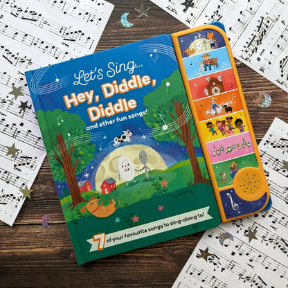 North Parade Let’s Sing: Hey Diddle Diddle & Other Fun Songs Sound Book for Kids | Interactive Musical Nursery Rhymes Book