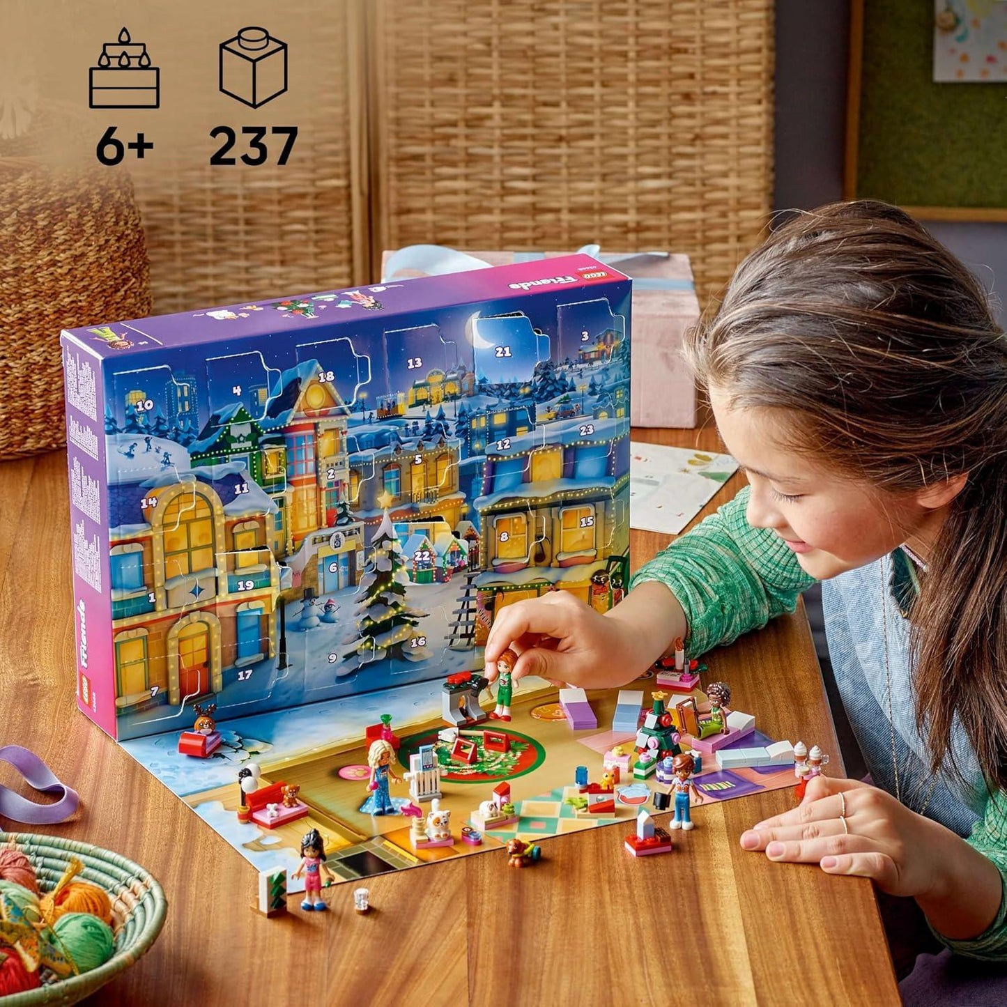 LEGO Friends Advent Calendar 2025 Christmas Toy 42668 Building Set for 6+ Age Boys and Girls