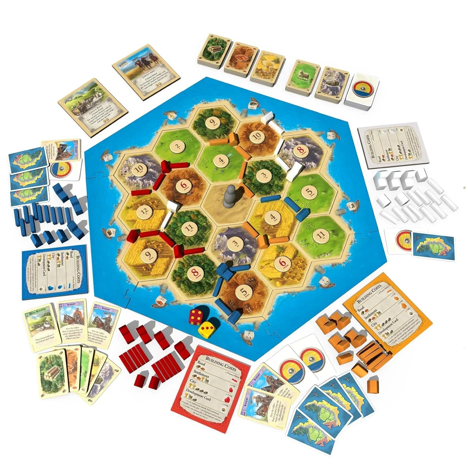 Catan Trade Build Settle Board Game – Classic Strategy & Resource Trading Game - Jaiman Toys