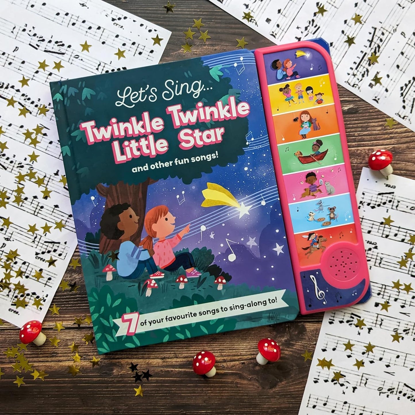 North Parade Let’s Sing: Twinkle Twinkle Little Star & Other Fun Songs Sound Book for Kids | Interactive Musical Nursery Rhymes Book