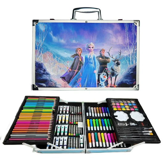 Kids Art Drawing Set Art and Craft Supplies Drawing and Painting Set Great Birthday Gift for Boys Girls Children - 145 Pcs Art Set Frozen - Jaiman Toys