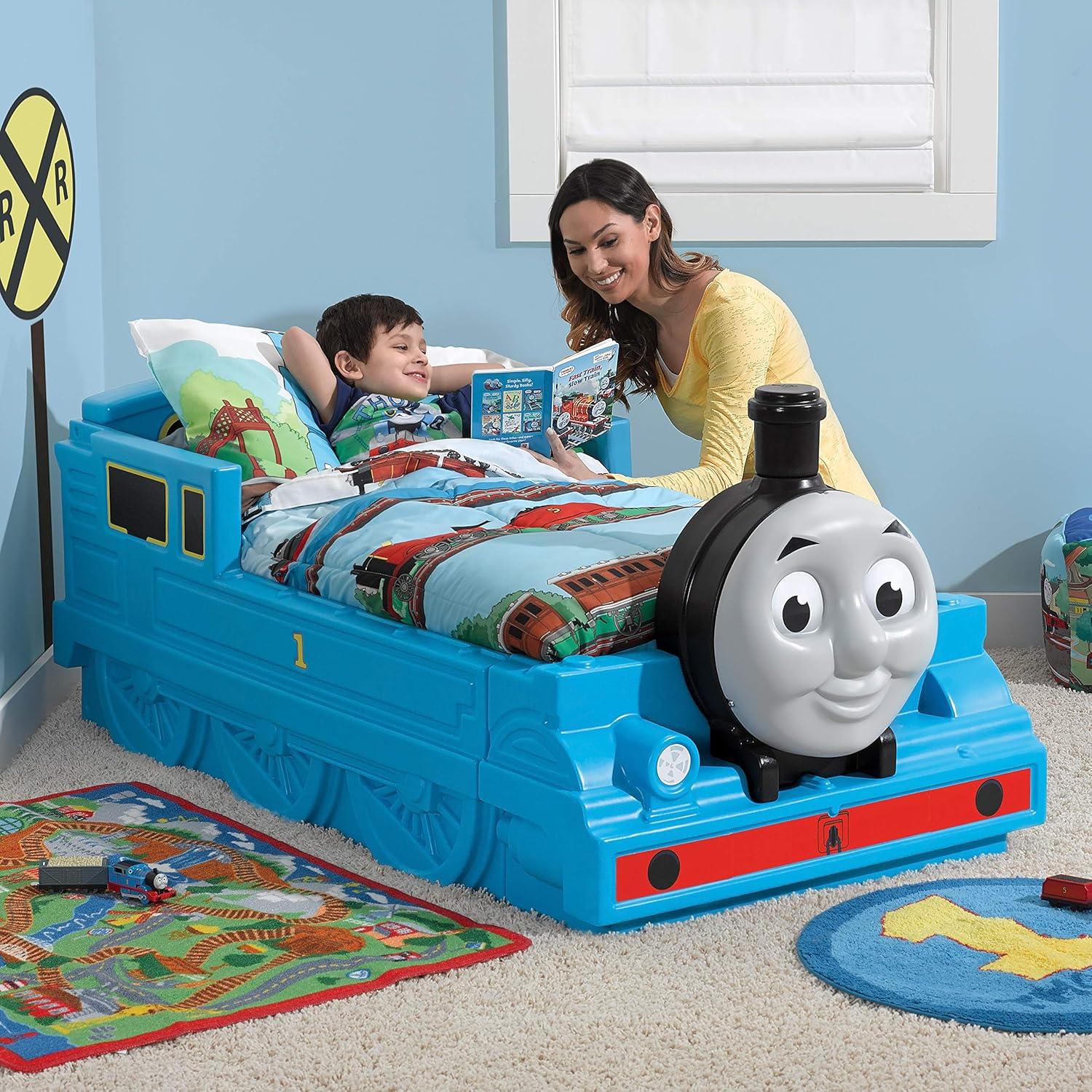 Step 2 Thomas The Tank Engine Toddler Bed | Kids Train-Themed Bed - Jaiman Toys