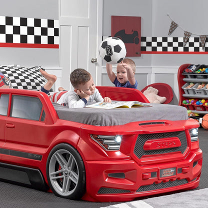 Step2 Turbocharged Twin Truck Bed – Kids’ Ride-On Playbed - Jaiman Toys