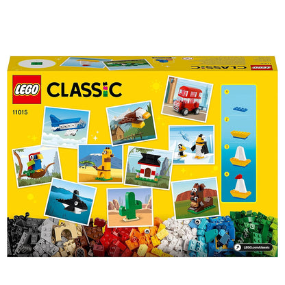 LEGO Classic Around The World 11015 Building Kit; (950 Pieces), Multi Color Age 4+