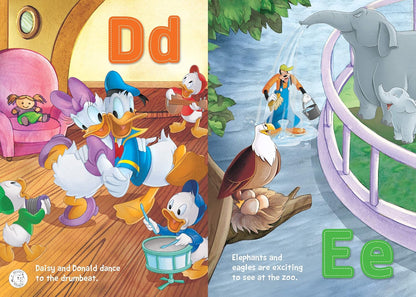 Disney Mickey & Friends ABC Fun with Mickey – 3D Come-To-Life Augmented Reality Learning Book for Kids (Free App)