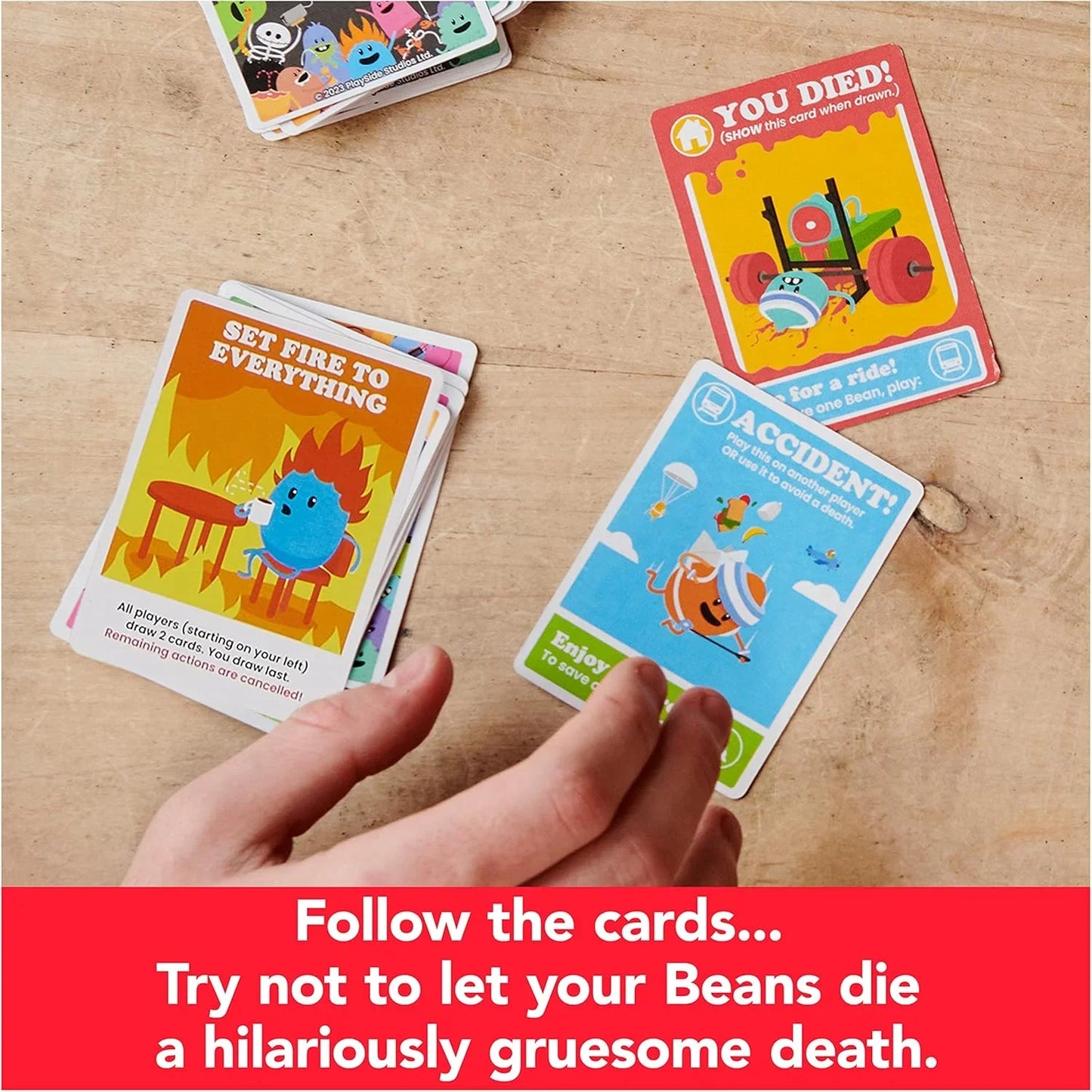 Dumb Ways to Die Card Game – Fun Party Game for Family & Friends - Jaiman Toys