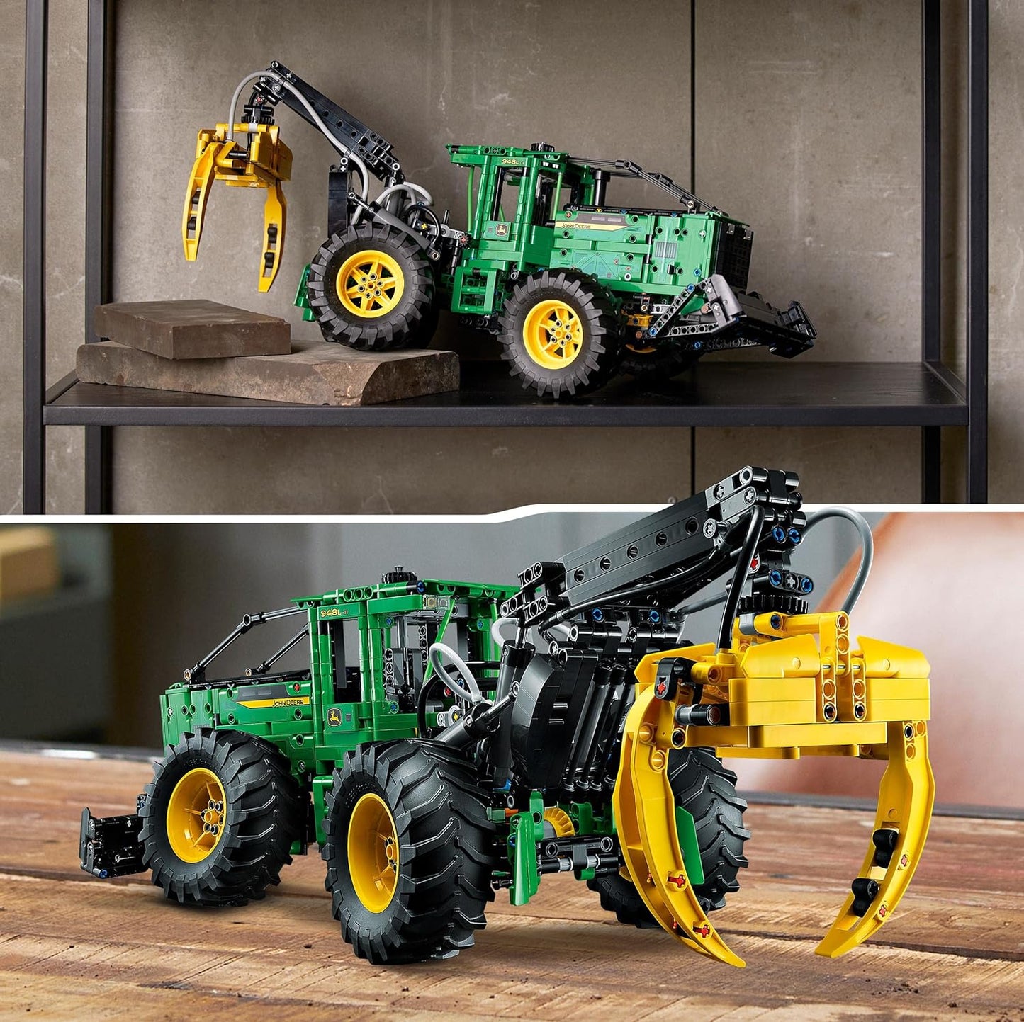 LEGO Technic John Deere 948L-II Skidder 42157 Building Toy Set (1,492 Pieces)
