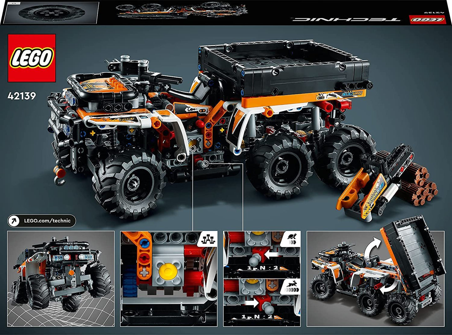 LEGO 42139 All-Terrain Vehicle Model Building Kit (764 Pieces)