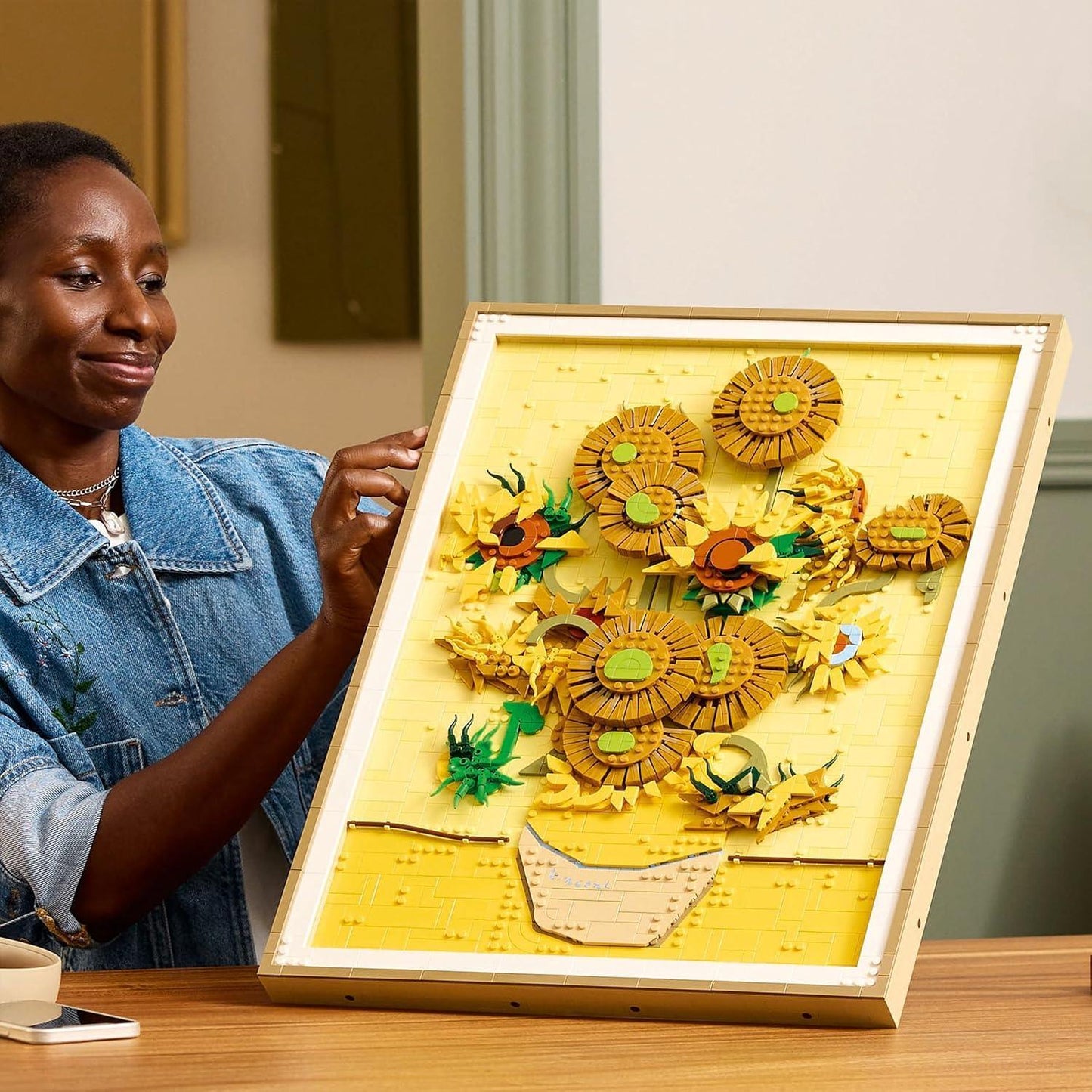 LEGO Art Vincent van Gogh Sunflowers 31215  Wall Art Set for Adults & Art Lovers