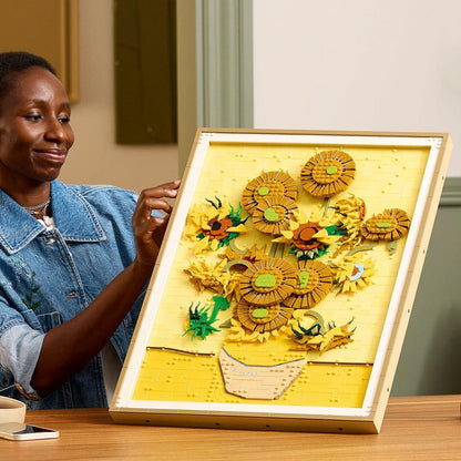 LEGO Art Vincent van Gogh Sunflowers 31215  Wall Art Set for Adults & Art Lovers