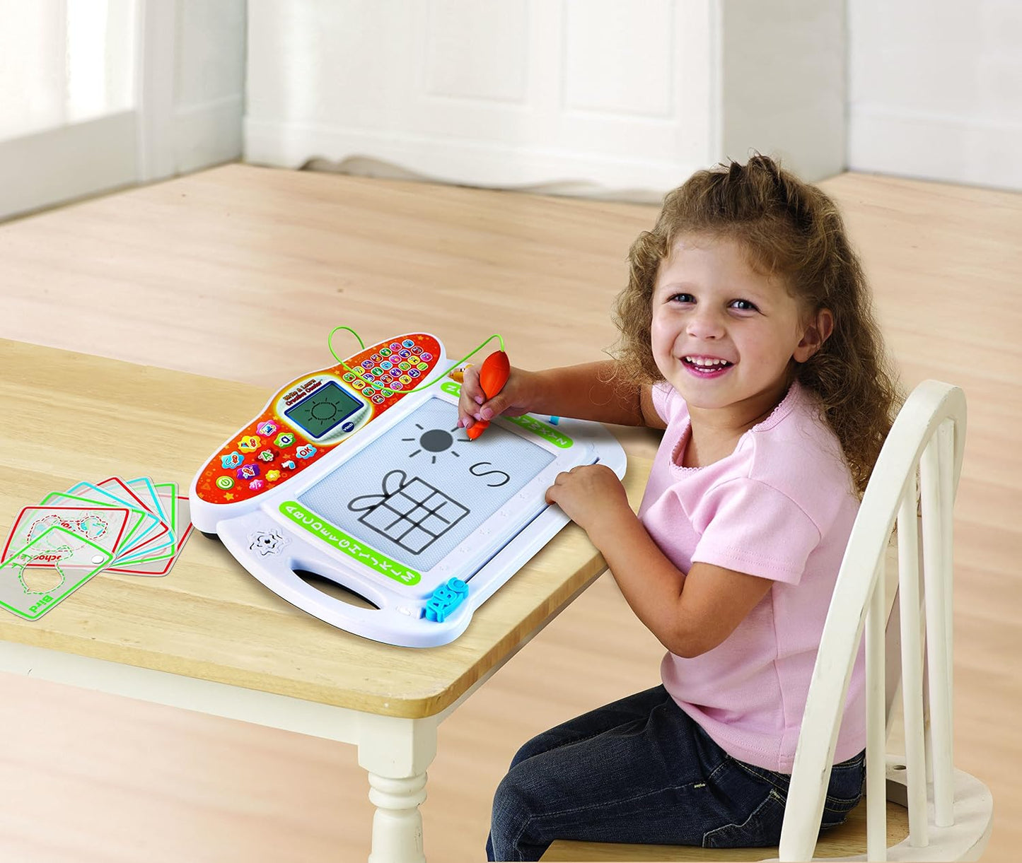 VTech Write & Learn Creative Center | Interactive LCD Writing Tablet with Stylus, Letter Tracing & Drawing Activities | Educational Toy for Ages 3+