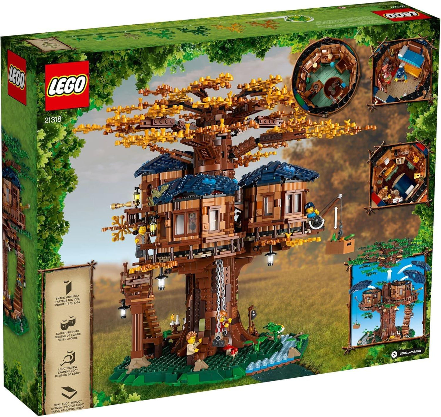 LEGO Ideas  Tree House Building Kit (3036 Piece) 21318