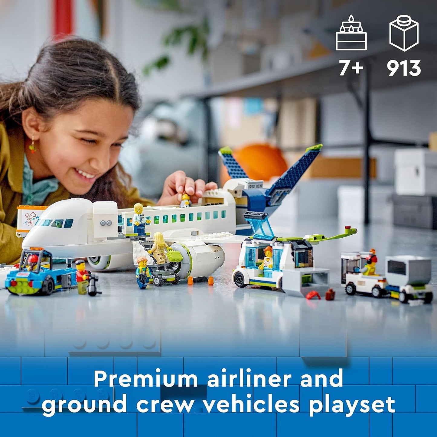 LEGO City Passenger Airplane 60367 Building (930 Pieces)