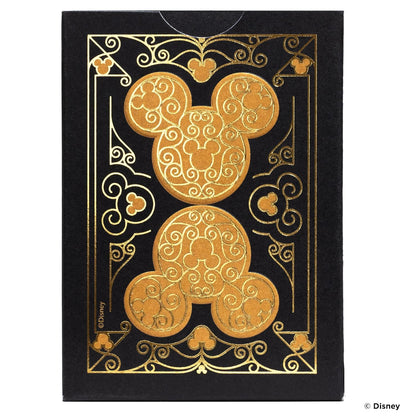 Bicycle Disney Mickey Mouse Black & Gold Playing Cards – Metalluxe Foil Deck