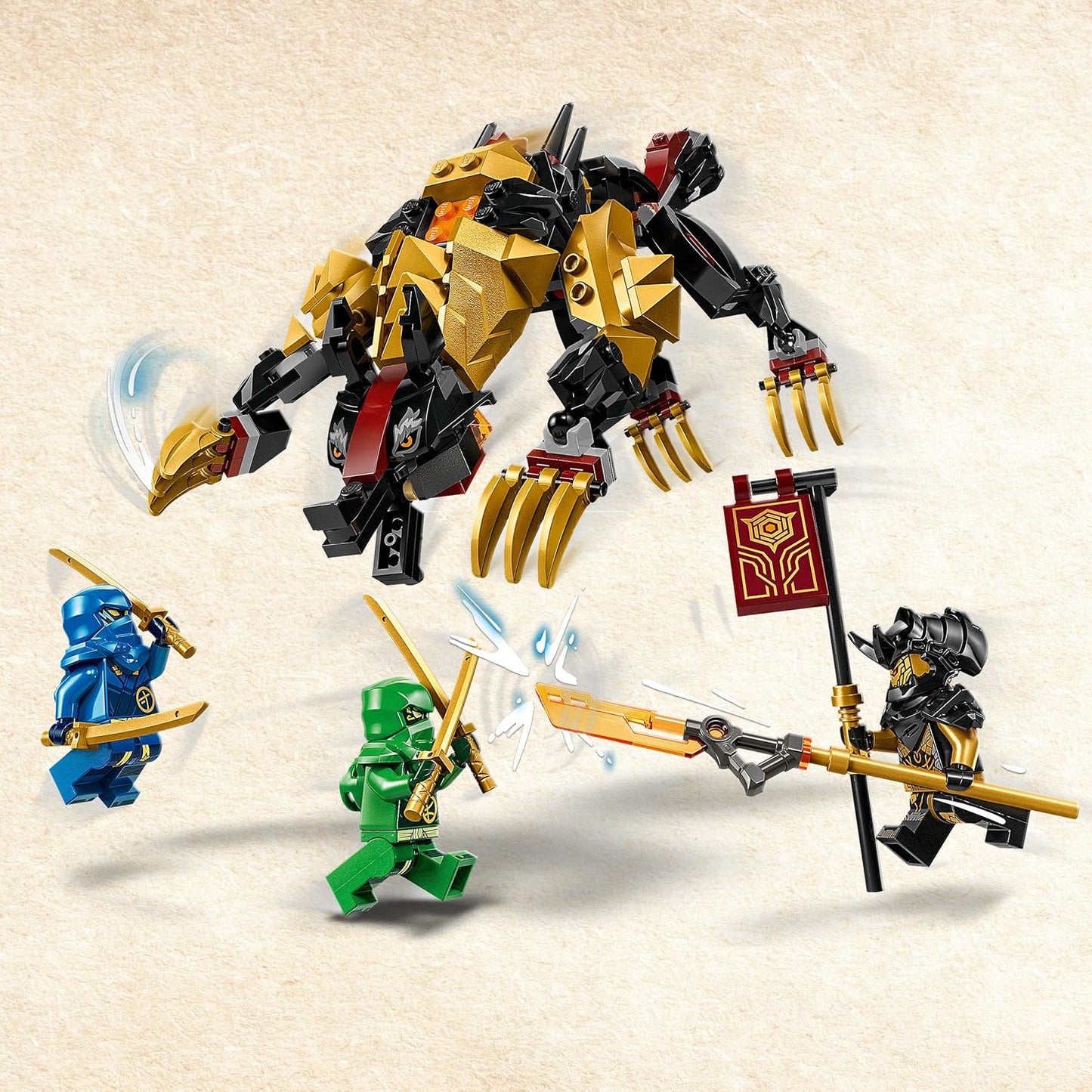 LEGO NINJAGO Imperium Dragon Hunter Hound 71790 Building Toy Set (198 Pieces)