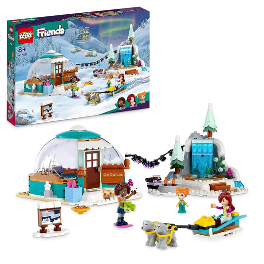 LEGO 41760 Friends Igloo Holiday Adventure Building Toy Set (491 Pieces)