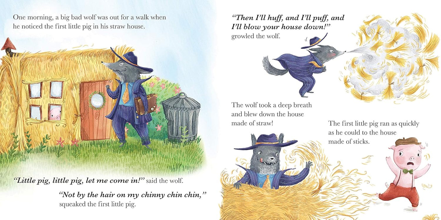 The Three Little Pigs 3D Come-To-Life Book – Interactive Augmented Reality Story Book for Kids