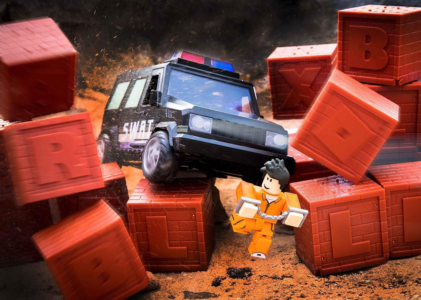 Roblox Jailbreak Ultimate Action Figure: SWAT Unit Deluxe Vehicle - Jaiman Toys