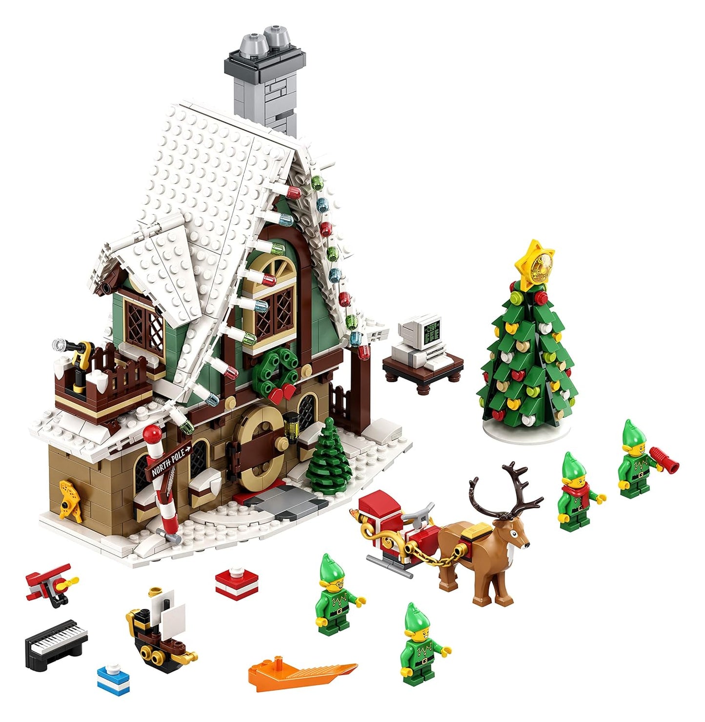 LEGO 10275 Christmas Elves Clubhouse Set