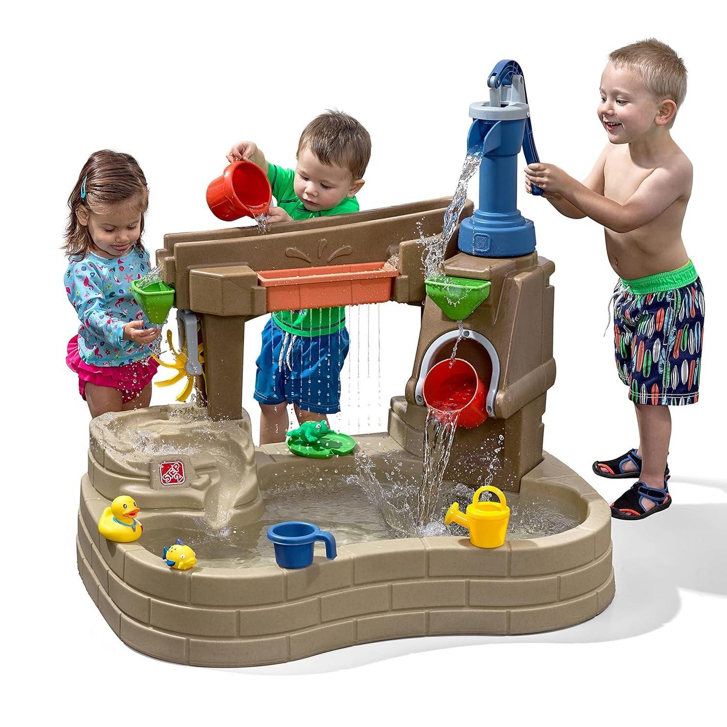 Step2 Pump & Splash Discovery Pond Water Table – Outdoor Water Toy with Pump - Jaiman Toys