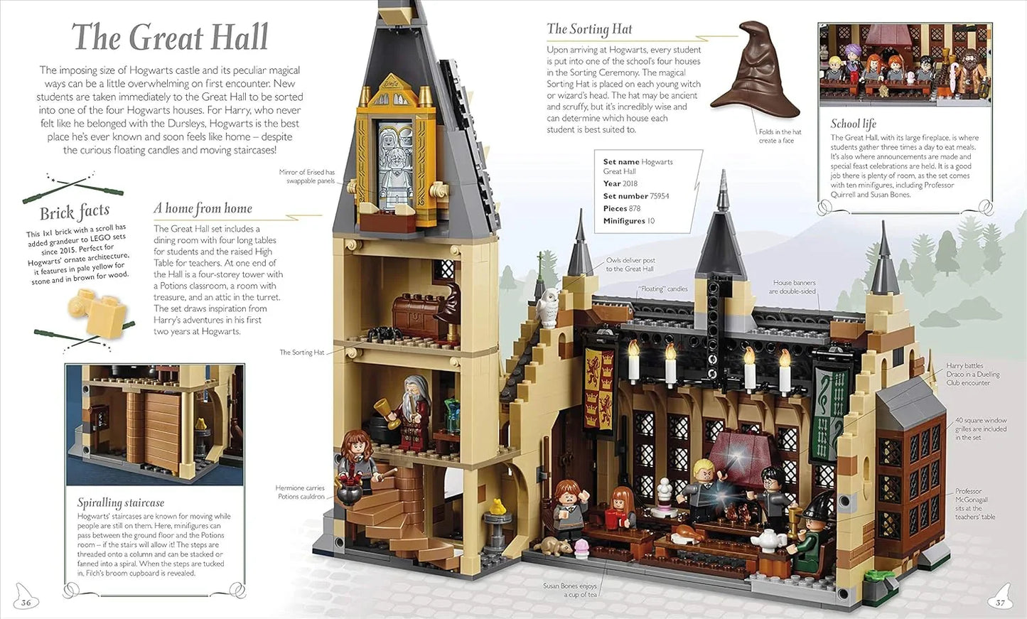 LEGO® Harry Potter™ Magical Treasury – Visual Guide to the Wizarding World with Exclusive Minifigure | DK Hardcover