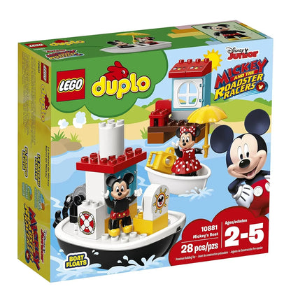 LEGO 10881 Duplo Disney Mickey’s Boat (28 Pcs) – Building Blocks Set for Kids 2–5 Years, Multicolor