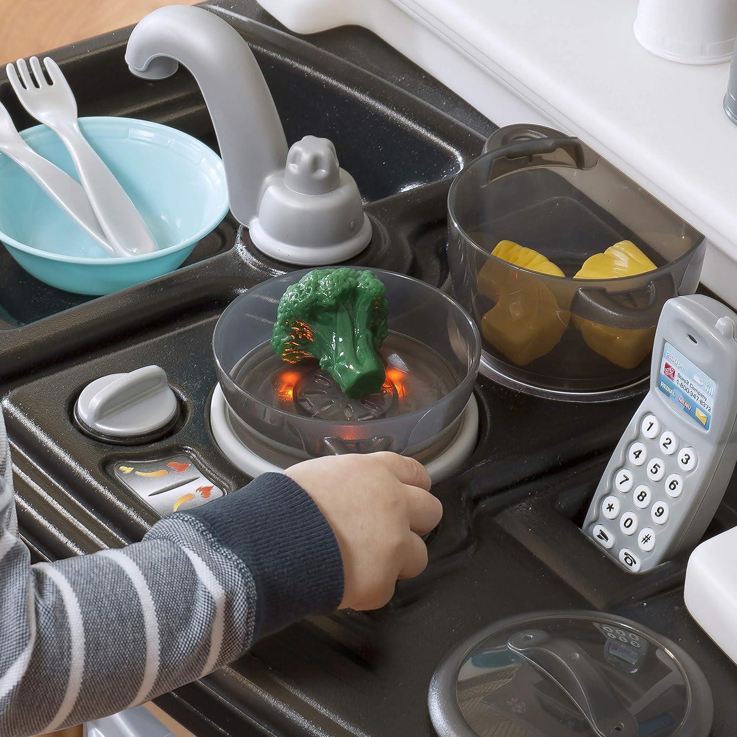 Step2 Lifestyle Custom Kitchen – Kids’ Pretend Play Cooking Set - Jaiman Toys