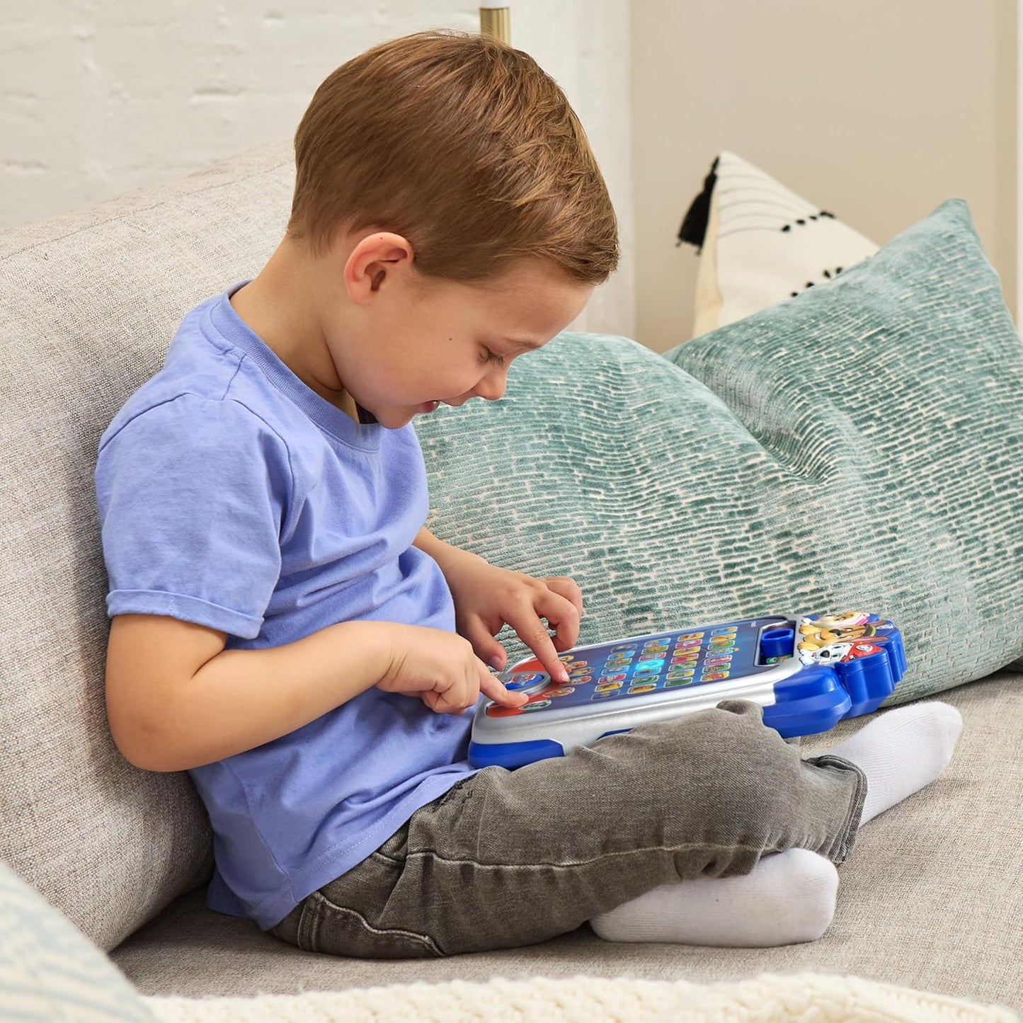 VTech PAW Patrol Light-Up Missions Pup Pad | Interactive Educational Learning Tablet with 26 Light-Up Buttons, 500+ Sounds, Phonics & Alphabet Toy for Kids