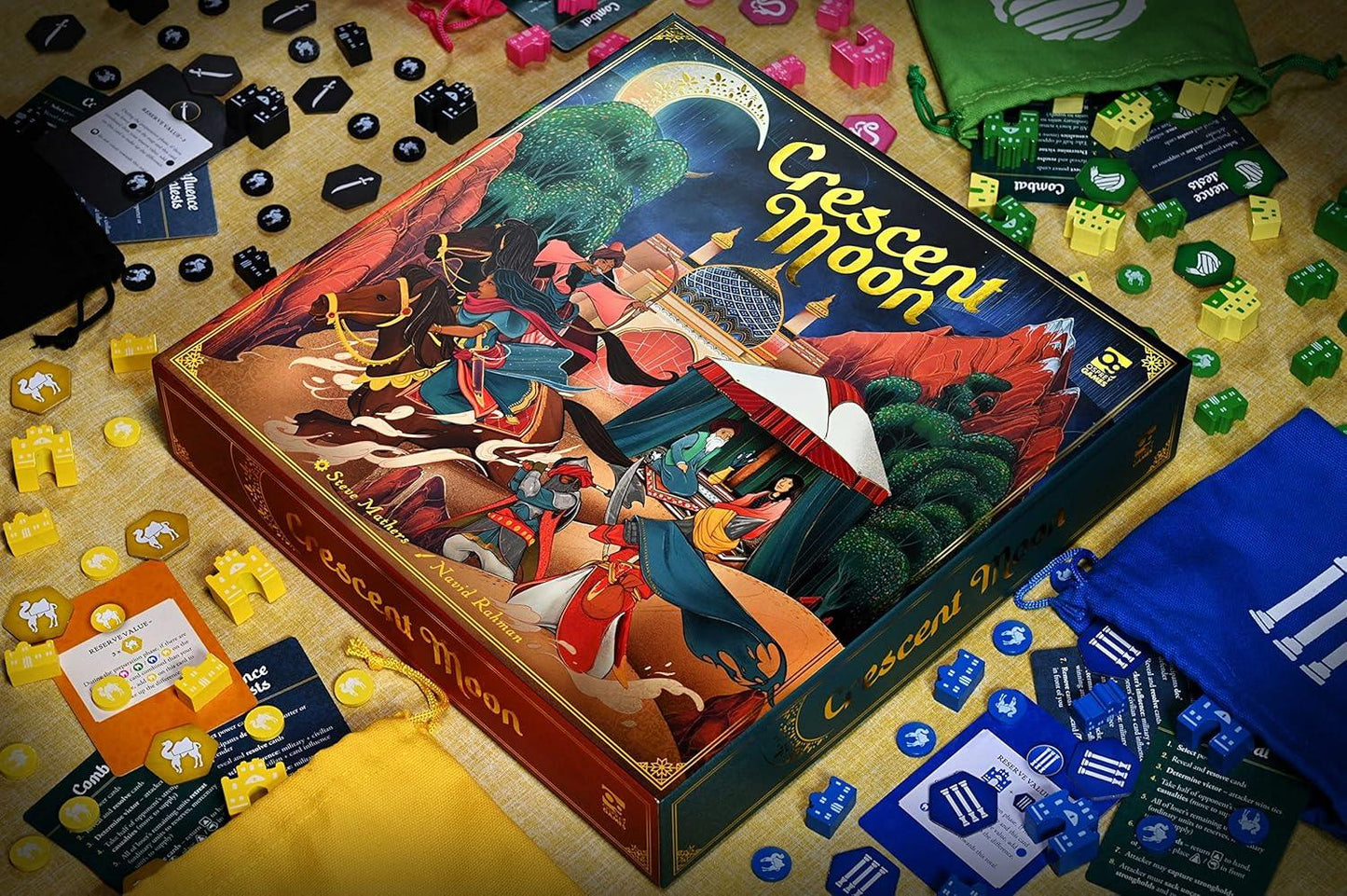 Crescent Moon – Asymmetric Area Control Board Game by Osprey Games - Jaiman Toys