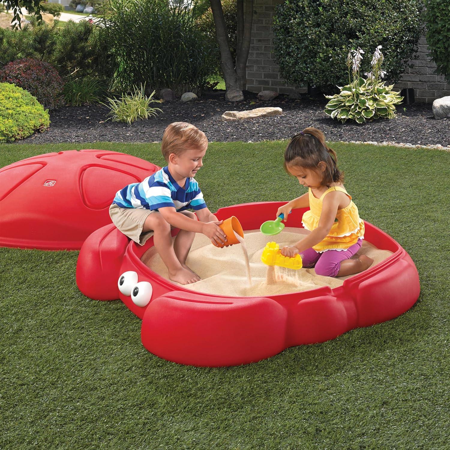 Step2 Crabbie Sandbox with Outdoor Cover – Outdoor Kids Play Area - Jaiman Toys