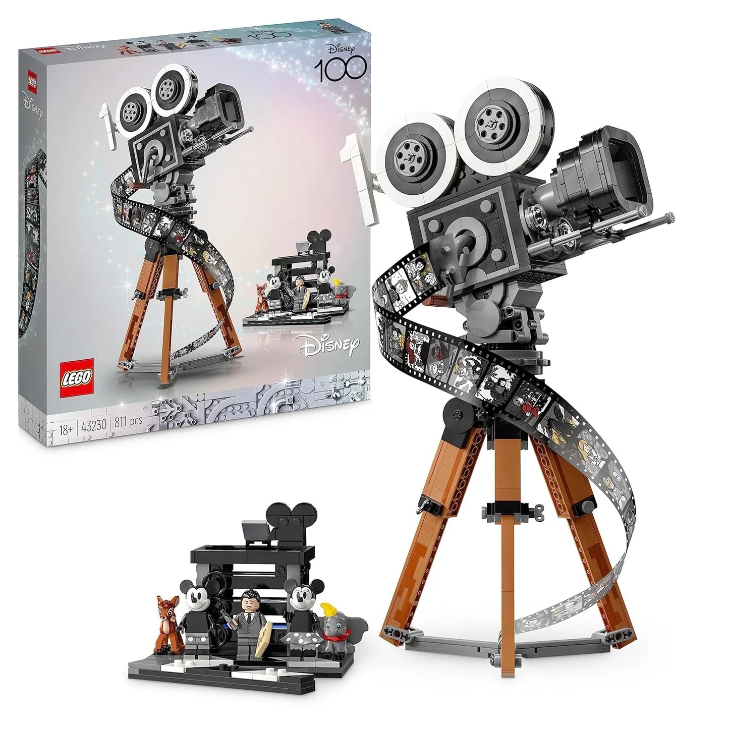 LEGO® Disney 43230 Walt Disney Tribute Camera – 811‑Piece Display Set (Adults 18+) - Jaiman Toys