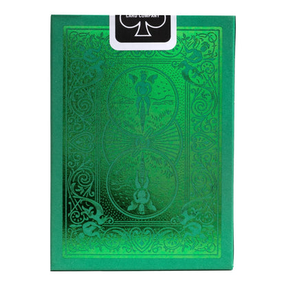 Bicycle Metalluxe Green Playing Cards – Metallic Foil Poker Deck with Air-Cushion Finish