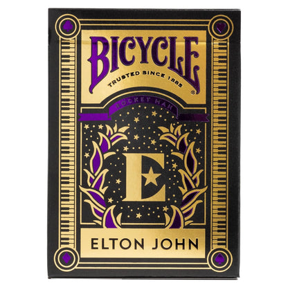 Bicycle Elton John Playing Cards – Collectible Deck with Holographic Foil Tuck Box