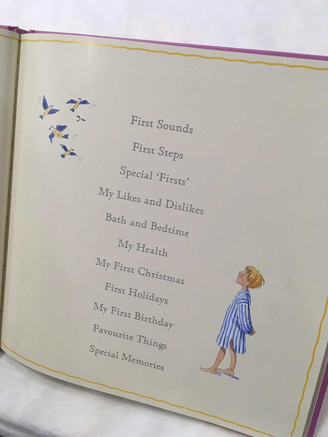 Baby Record Book – Nursery Rhymes Baby Memory Book | Keepsake Album for Newborn Milestones & Memories