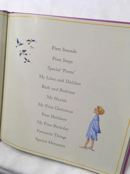 Baby Record Book – Nursery Rhymes Baby Memory Book | Keepsake Album for Newborn Milestones & Memories