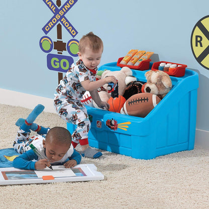 Step2 Thomas The Tank Engine 2-in-1 Toy Box with Art Lid – Kids’ Storage & Activity Station - Jaiman Toys