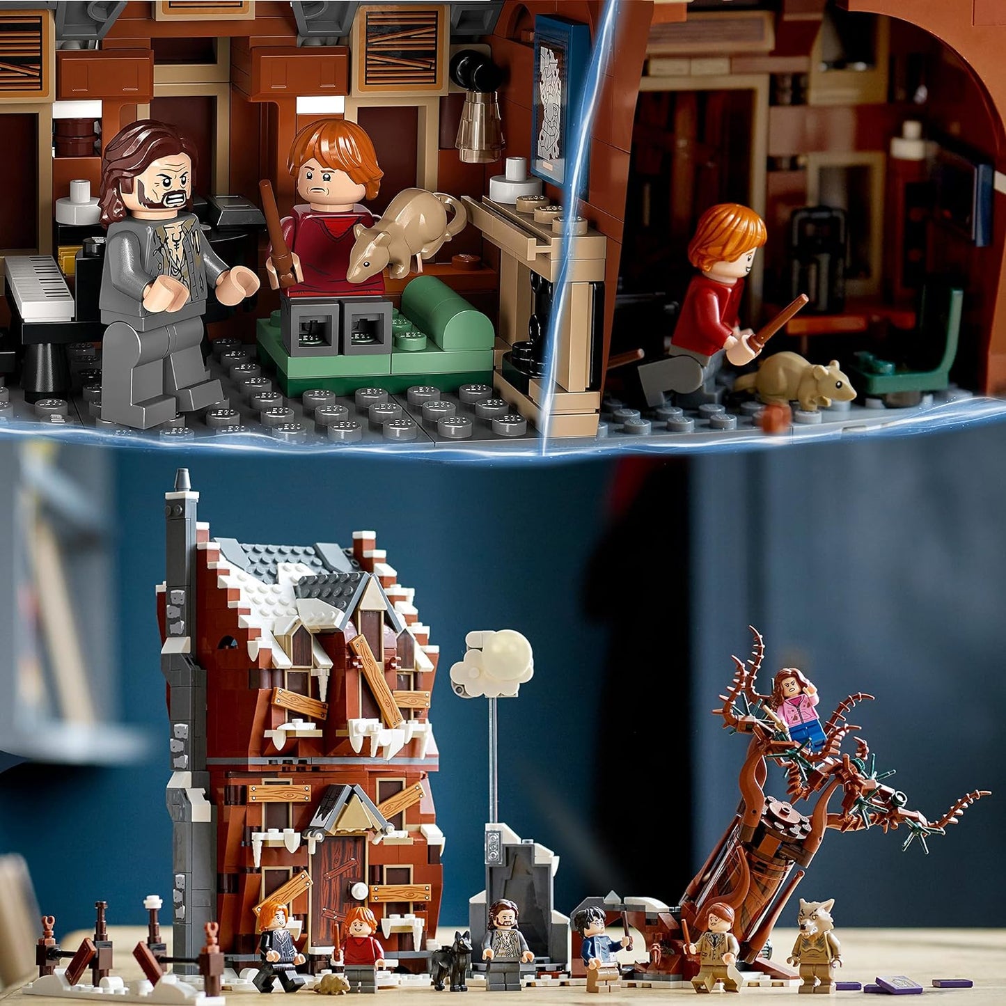 LEGO 76407 Harry Potter Howling Hut and The Thumping Willow Toy On Prisoner of Azkaban, Age 9+