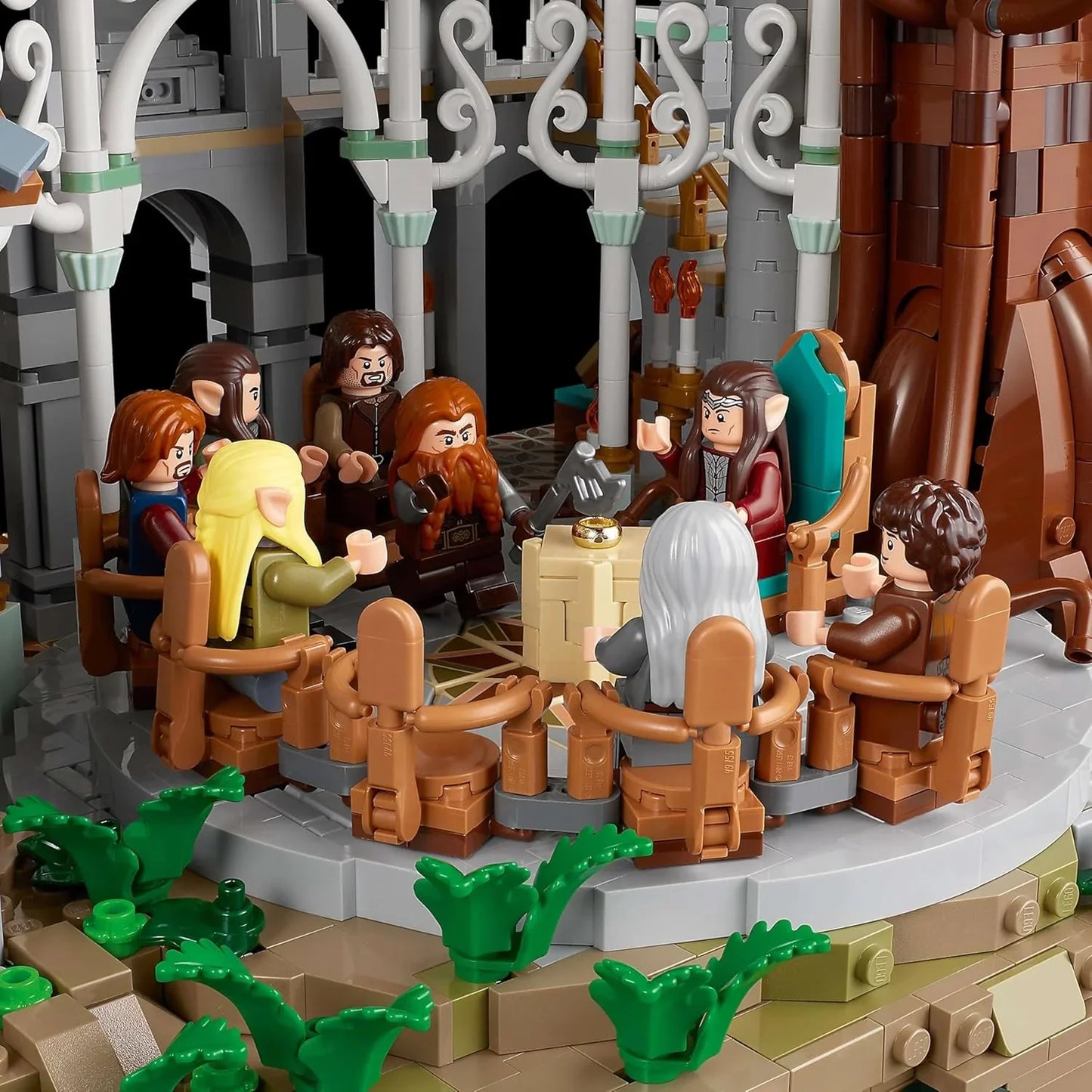 LEGO 10316 Icons Rivendell Building Model Kit :The Lord of The Rings:  for Adults, Construct and Display a Middle-Earth Valley