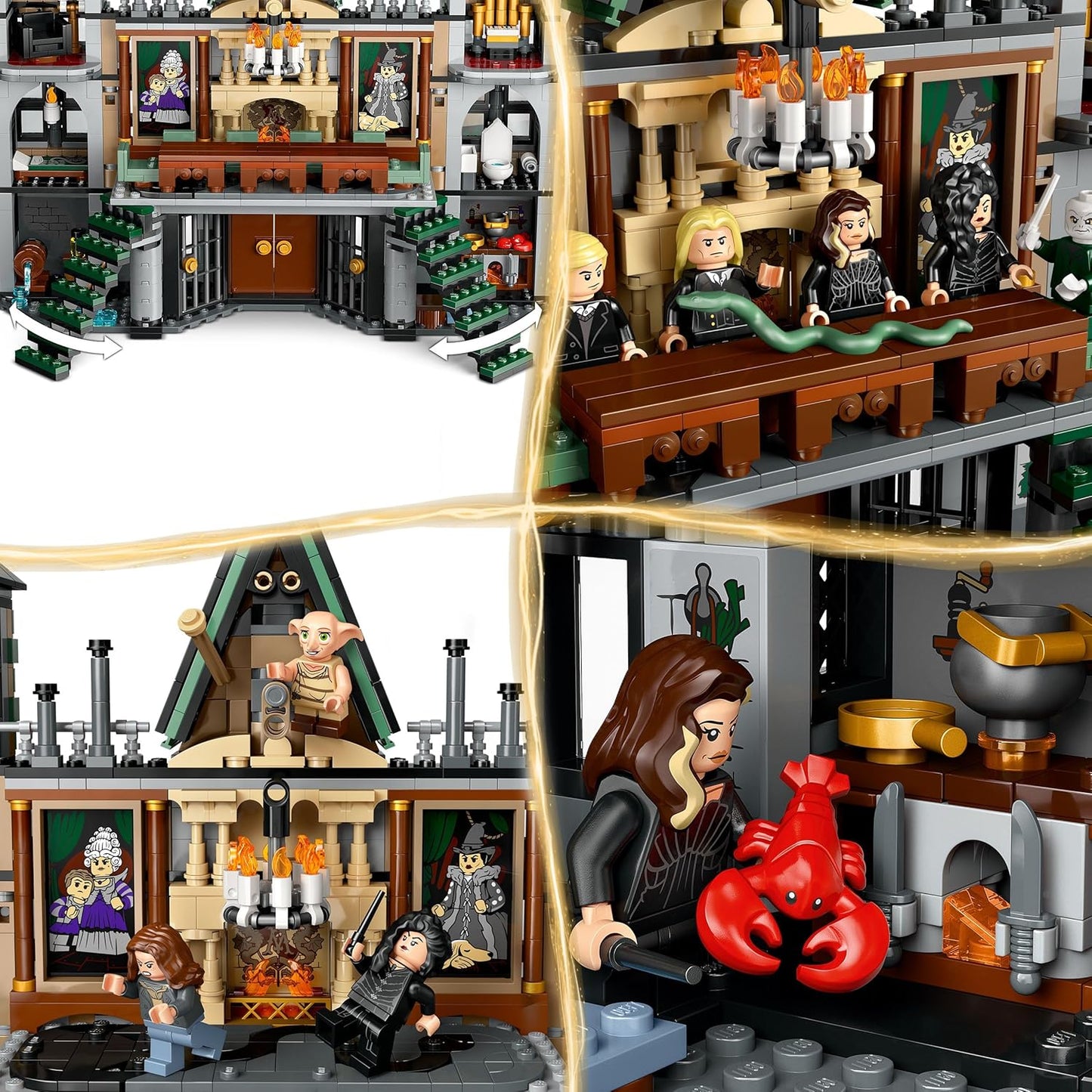 (Box Damage) LEGO® Harry Potter™ Malfoy Manor (76453) – Wizarding World Collectible Building Set