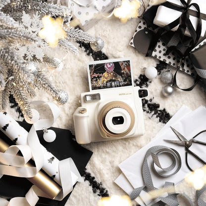 Fujifilm Instax 300 Wide Instant Film Camera – Toffee Color,  - White