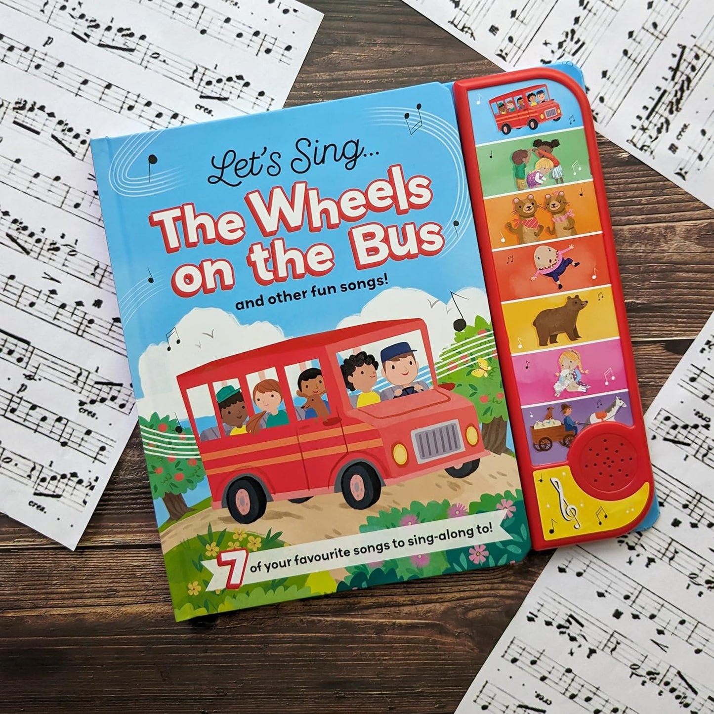 North Parade Let’s Sing The Wheels on the Bus and Other Fun Songs Sound Book for Kids