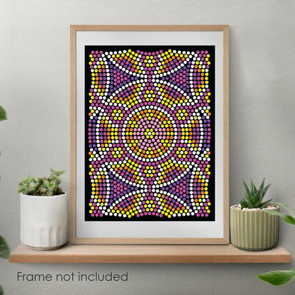 Imagimake Look What I Made! Mystery Mosaic Patterns Paint by Numbers Art Kit with 30 Designs & 20 Colour Pens – Creative Activity Set for Kids Ages 6+