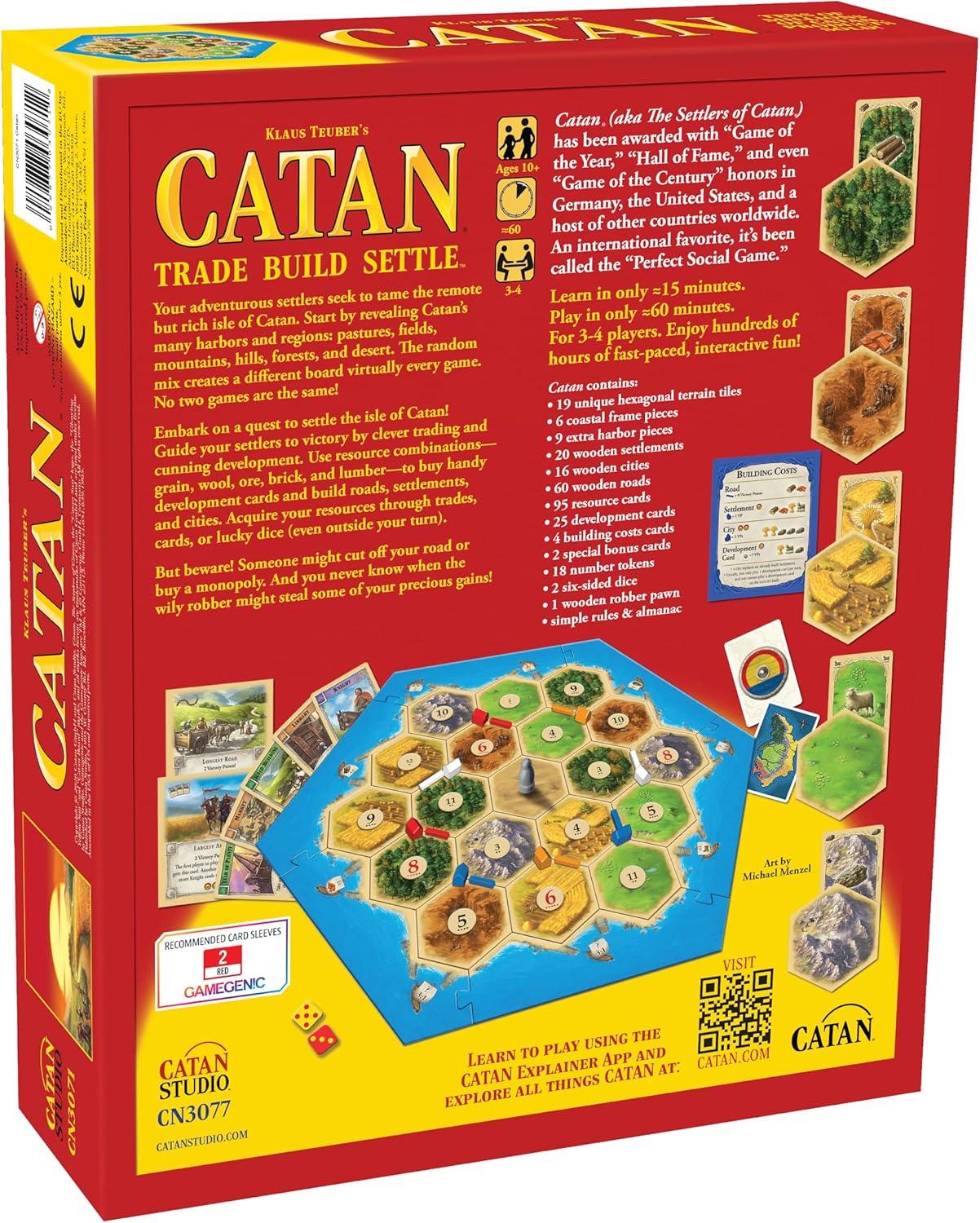 CATAN Board Game - Family Game for Kids & Adults, Ages 10+ ( Imported by Funskool ) - Jaiman Toys